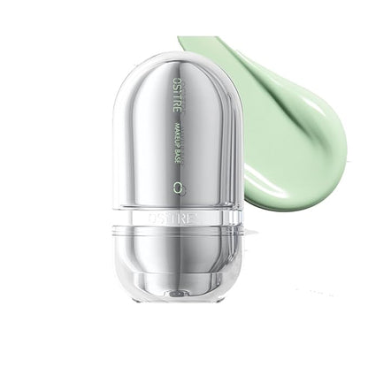 1PC Color Correcting Makeup Base, Color Change Makeup Foundation Primer, Multi Protective Isolating Cream Purple Green Makeup Base, Makeup CC Cream (Green Senstive Skin, 32g)