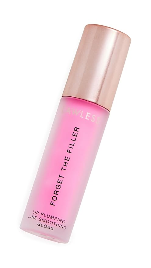 Women's Forget The Filler Lip Plumper Line Gloss, Daisy Pink, 0.11 Fl Oz (Pack of 1)
