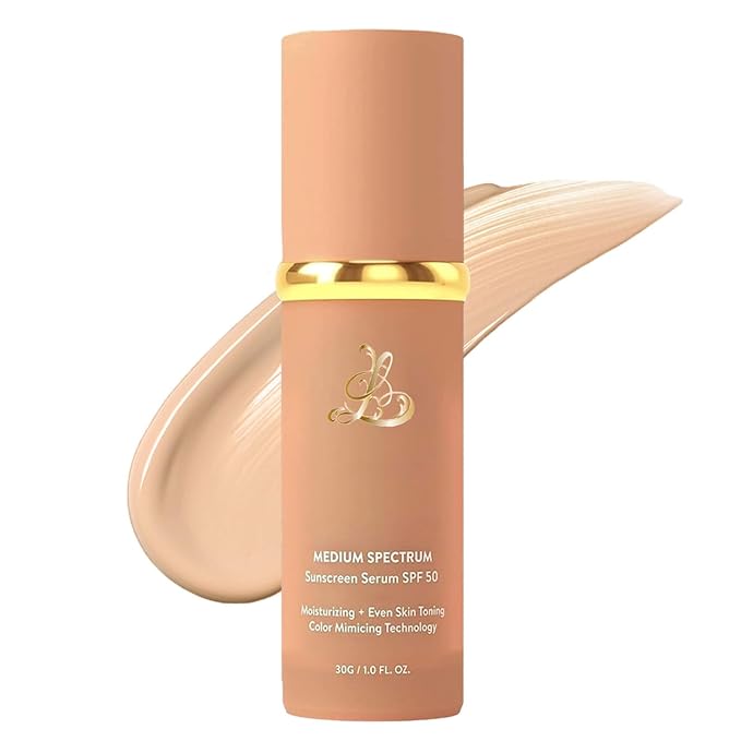 4 in 1 Foundation Liquid-Foundation 4 In 1 Medium Spectrum, 4 in 1 Light Spectrum, Hydrating Medium Full Coverage Concealer with SPF 50+ (1)