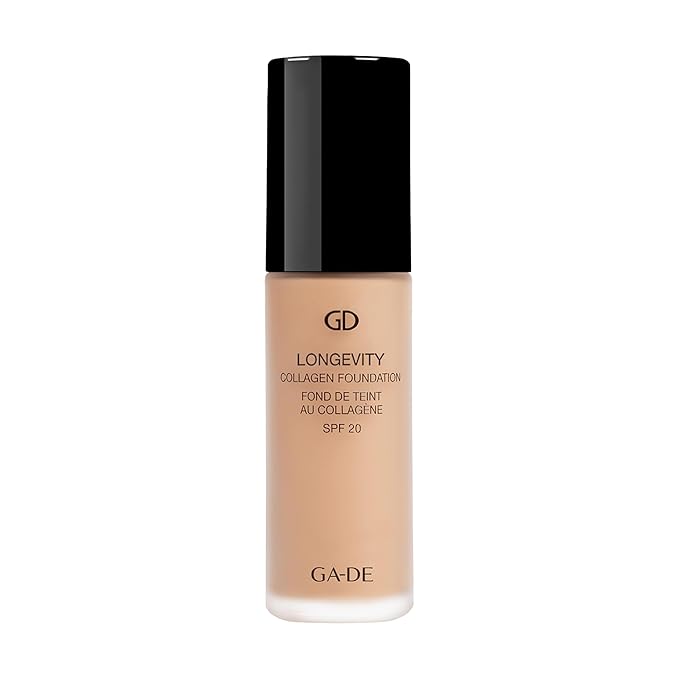 GA-DE Longevity Collagen Foundation 503 - SPF Face Makeup - Hydrates Skin and Improves Elasticity - Full Coverage and Matte Finish - 1 oz