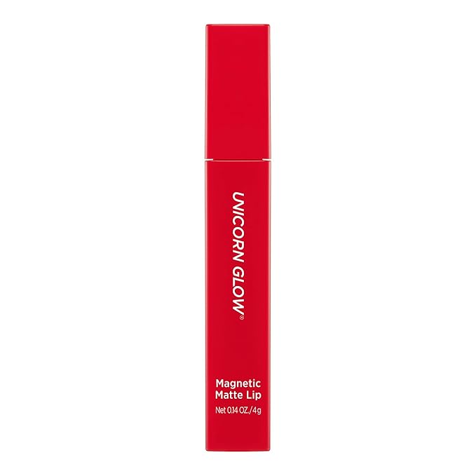 UNICORN GLOW Magnetic Matte Lip [03 Sign], Matte Lip Stain Lip Tint Matte finish Cruelty Free Vegan Made in Korea 0.14 oz. / 4 g