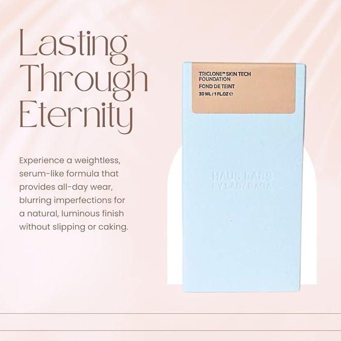 BY LADY GAGA Triclone Skin Tech Medium Coverage Foundation with Fermented Arnica 160 Light Neutral