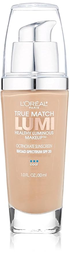 L'Oreal Paris True Match Lumi Healthy Luminous Makeup, C5 Classic Beige, 1 fl; oz.