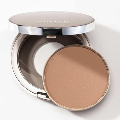 ARTDECO Hydra Mineral Compact Foundation - natural peach N°67 - Hydrating loose powder compact for a soft matte finish - good coverage without mask-like effect - refillable - makeup - 0.35 Oz