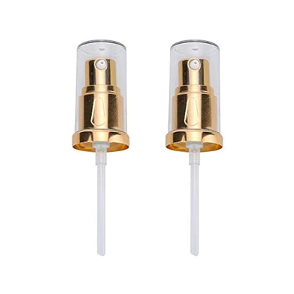 2pcs Replacement Pump for Foundation Bottle Compatible with Both Double Wear and Mac(Gold Color)