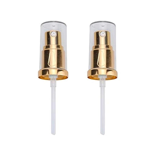 2pcs Replacement Pump for Foundation Bottle Compatible with Both Double Wear and Mac(Gold Color)
