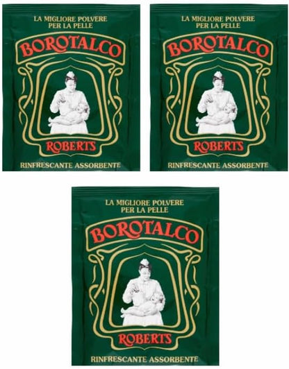 Borotalco Talc Powder - 100 G (3.5 Oz) * Pack of 3 - Italian Import