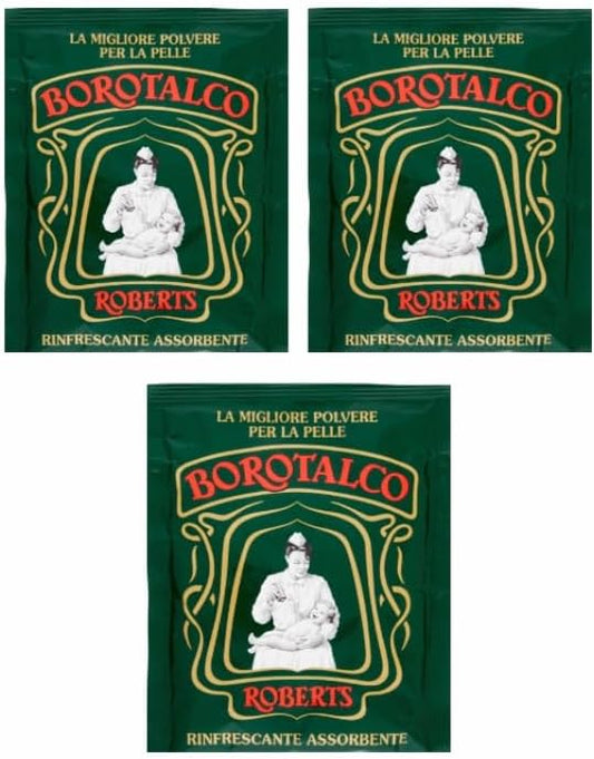 Borotalco Talc Powder - 100 G (3.5 Oz) * Pack of 3 - Italian Import