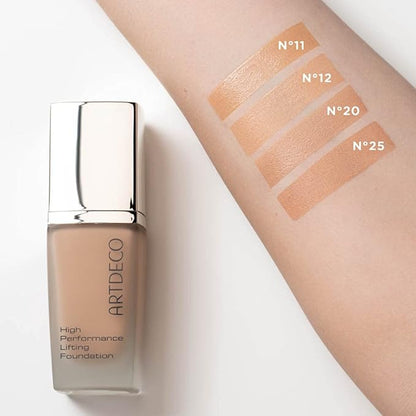 ARTDECO High Performance Lifting Foundation - reflecting vanilla N°15 - reduces wrinkles for firmer skin & soft matte finish - vegan makeup - Liquid foundation with hyaluron - 1.05 Fl Oz