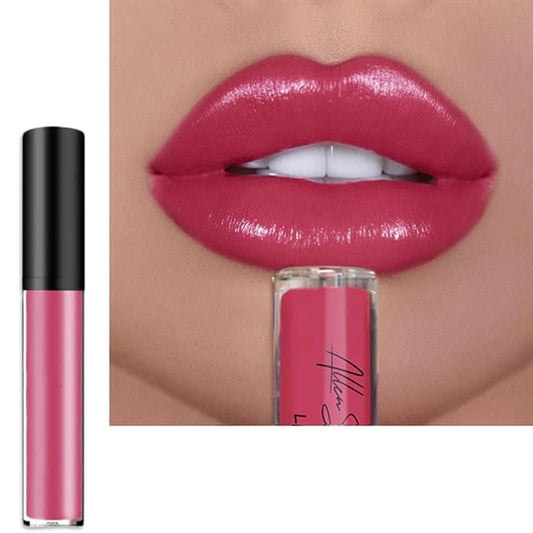 12 Colors Cream Texture Lipstick,Waterproof Creamy Lip Gloss,Non-Stick to Cup Non-Fading Long-Lasting Moisturizing Velvet Liquid,Hydrating Lip Natural Jelly Lipstick(06#,0.2Fl Oz/6ml)