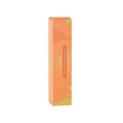 Oulac Red Creamy Matte Lipstick, Soft Satin Finish Lipsticks for Women with Moisturising Formula, Rich Color, Highly Pigmented Enriched with Rose Oil, Vegan & Cruelty-Free| 3.6g (Y05)