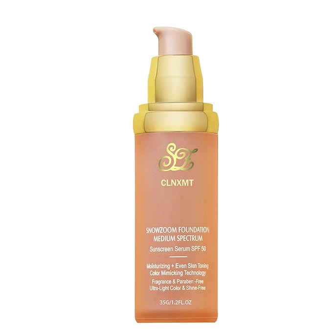 Snowzoom 4-in-1 Colour Changing Medium/Light Spectrum Forever Bio Foundation – Full Coverage,Lifestyle Lightweight Foundation