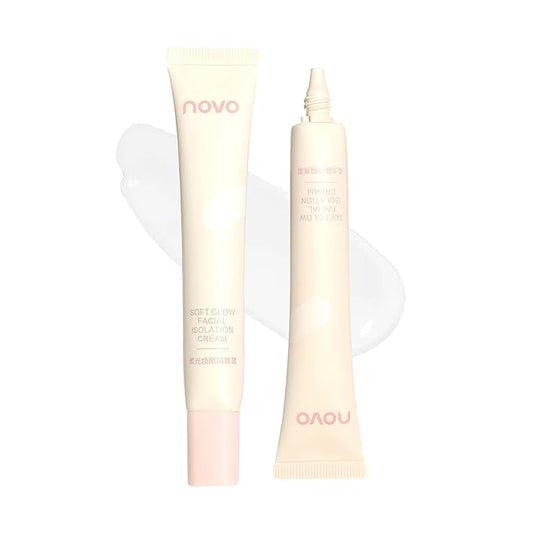 Novo Soft Glow Primer - Hydrating & Mattifying Makeup Base, Brightening, Oil Control, Flawless Skin, Lightweight, Nourishing Ingredients, All-in-One Primer for Smooth & Radiant Finish