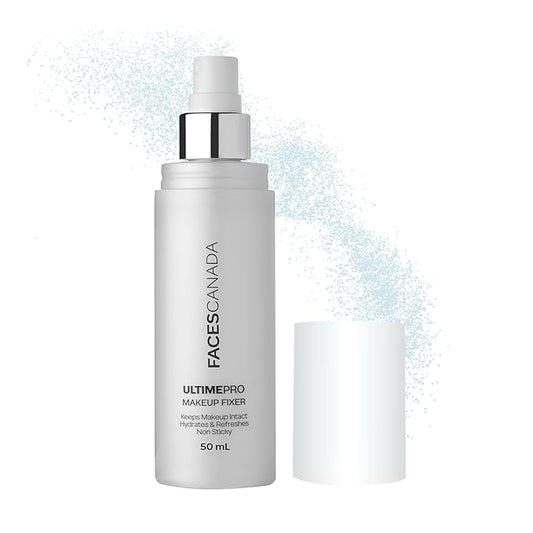Ultime Pro Makeup Fixer | Long Lasting Setting Spray | Hydrating & Refreshing Facial Mist with Hyaluronic Acid | Lightweight & Non Sticky | 1.69 Fl Oz (50ml)