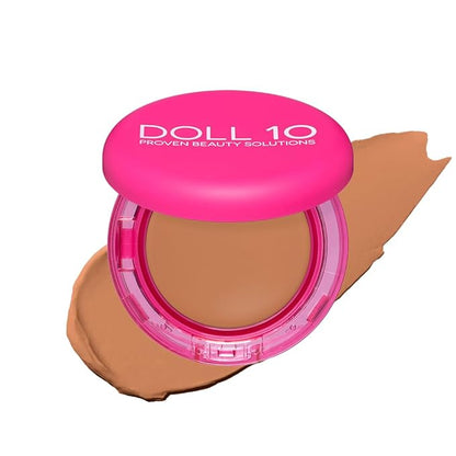 Doll 10 Peptide Bounce Balm Foundation™ – Hydrating, Age-Defying Foundation for Older Women, All Skin Types – Vegan, Clean, Natural, Medium Buildable Coverage, Blurs Fine Lines - [Medium]