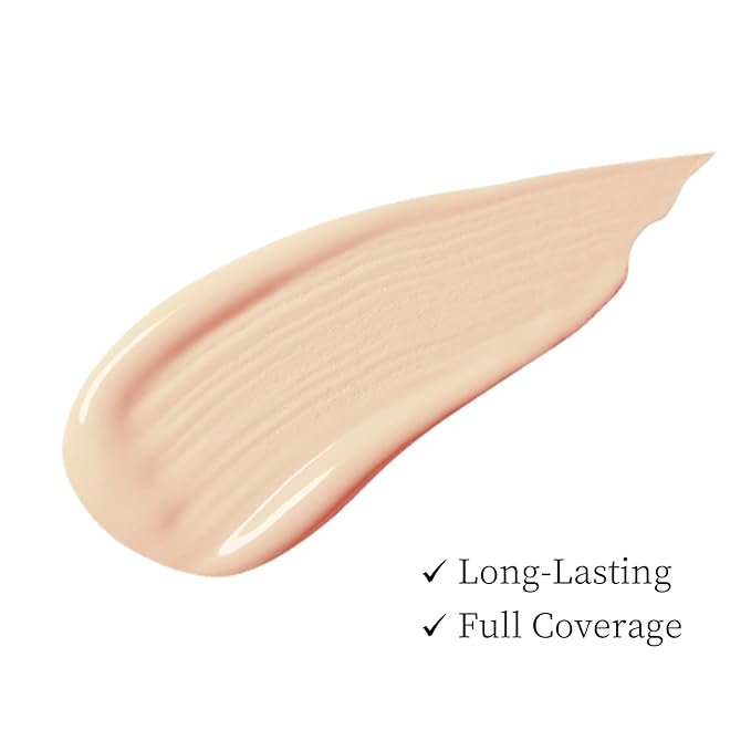 TUNBOT Long Lasting Concealer Foundation, SPF 50, Makeup to Cover Facial Imperfections, Unscented Foundation for All Skin Types (30ml)