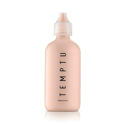 TEMPTU S/B Silicone-Based Airbrush Foundation: Professional Long-Wear Liquid Makeup, Sheer To Full Coverage For A Hydrated, Healthy-Looking Glow & Luminous, Dewy Finish On All Skin Types, 002 Blush Ivory, 4 Fl Oz