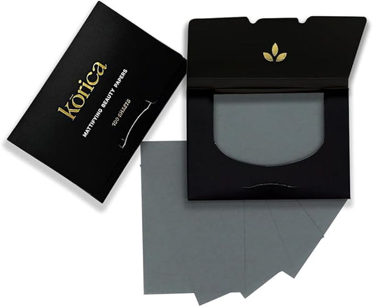 Korica Beauty Papers | Premium Facial Oil Blotting Papers from Natural Abica Tree Fibers