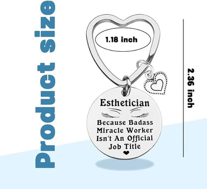 Beautician Esthetician Birthday Gifts for Makeup Artist Gifts for Women Aesthetician Thank You Gifts for Makeup Artist Makeup Keychains Gifts for Cosmetologist Best Friend Makeup Lover Gift Ideas