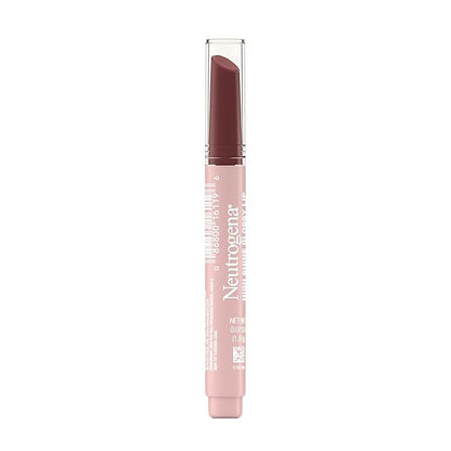 Neutrogena High Shine Glossy Lip with Maracuja Oil + Vitamins & Antioxidant Vitamin E, Nourishing Glossy Lip, Non-Retractable, Pigmented For Buildable Color, Nearly Neutral, 0.07 oz