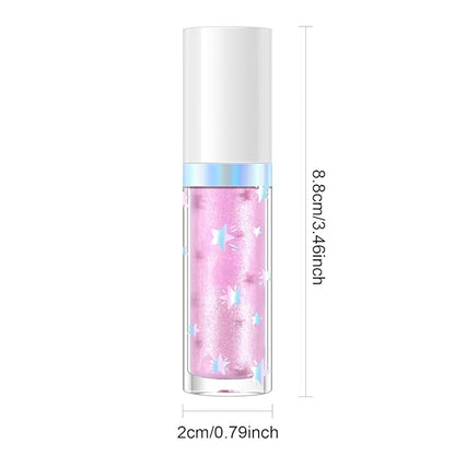 KYDA Marble Liquid Blush, Radiant Marbleized Blush for Cheek, Multidimensional Buildable Color, Lightweight Shimmery Satin Face Makeup, Lighting Glow Blusher, 04 Pink Star