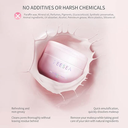 ZEESEA Ice Cream Deep Cleansing Cream, Emulsified without Oily Feeling, Safe and Non-irritating, Nourishing the Skin without Tightness