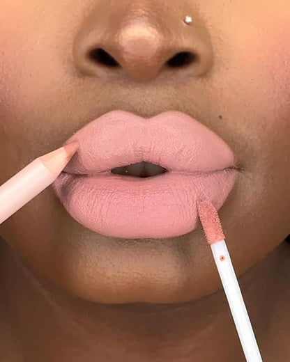 Makeup Revolution London, Lip Contour Kit, Brunch, Lip Gloss & Lip Liner Duo, 1x1ml, 1x1g