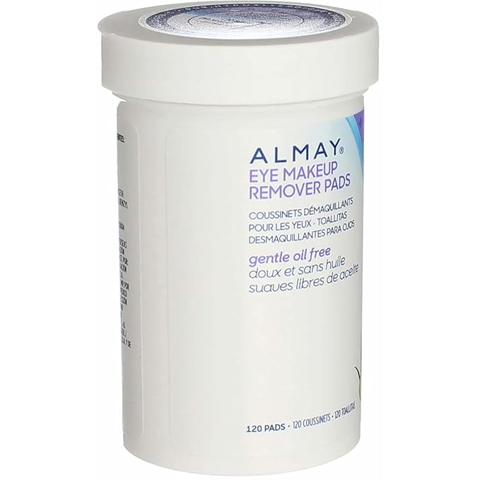 Almay Oil Free Gentle Eye Makeup Remover Pads, 120 Count (Pack of 3)3