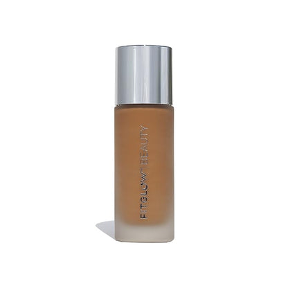 Fitglow Beauty - Natural Foundation+ Photo-Filtering Foundation | Vegan, Woman-Owned Clean Beauty (F5.7 - Deep Warm, Golden Undertones)