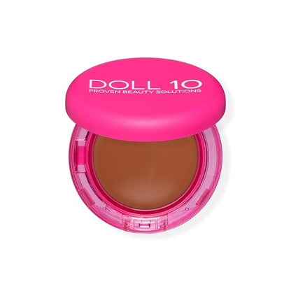 Doll 10 Peptide Bounce Balm Foundation™ – Hydrating, Age-Defying Foundation for Older Women, All Skin Types – Vegan, Clean, Natural, Medium Buildable Coverage, Blurs Fine Lines - [Deep]