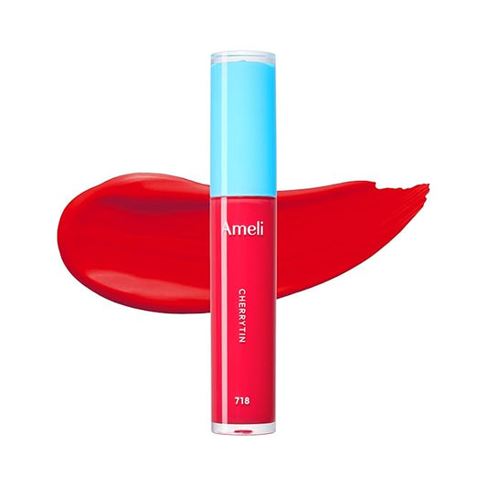 NARCISSISM LIP TINT 718 CHERRYTIN, Soft Shine Tinted Lip Stain, Conditions Lips + Gives a Natural, Dewy Flush (4.5g, 0.01 oz.)
