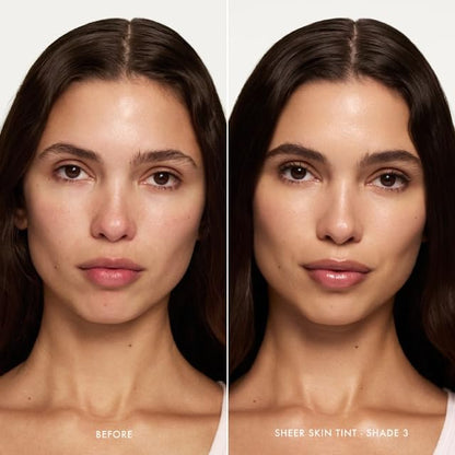 Summer Fridays Sheer Skin Tint - Skin Tint with Hyaluronic Acid - Helps Diminish Uneven Skin Tone - Sheer to Light Coverage - Shade 3 - Light with Golden Undertones (1 Fl Oz)