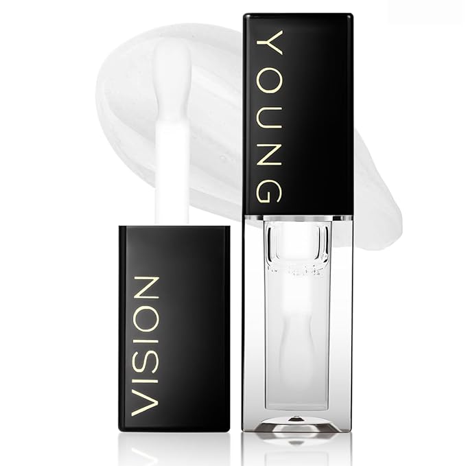 YOUNG VISION Lip Glow Oil, Lip Gloss with Jojoba Seed Oil, Moisturing and Plumping,0.20 fl oz(Pack of 1)