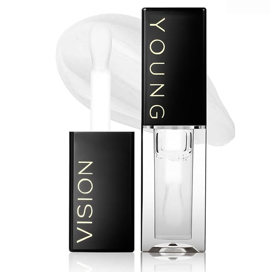 YOUNG VISION Lip Glow Oil, Lip Gloss with Jojoba Seed Oil, Moisturing and Plumping,0.20 fl oz(Pack of 1)