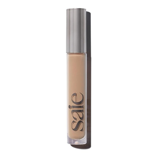 Saie Hydrabeam Under Eye Brightener - Sheer + Hydrating Eye Brightener with Cucumber Extract - Instantly Illuminates Skin for a Radiant Finish - Shade 3.5 (0.2 oz)