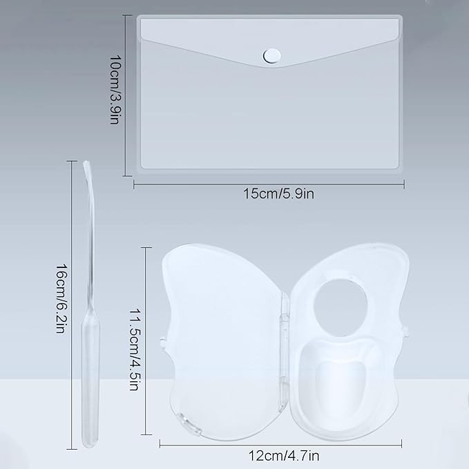Makeup Mixing Palette, Acrylic Foundation Mixing Palette with Spatula and Storage Bag, Makeup Mixing Palette Tray for Liquid Makeup, Eyeshadow, Pigment Blending