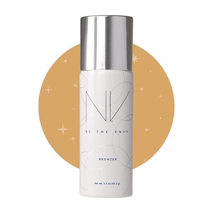 NV Perfecting Fine Mist Bronzer Buildable Coverage Professional Airbrush Makeup with Plant-based Stem Cell Polypeptides, Vitamins A, D, E and Aloe, 1.5 ounces, BRONZER