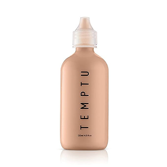 TEMPTU S/B Silicone-Based Airbrush Foundation: Professional Long-Wear Liquid Makeup, Sheer To Full Coverage For A Hydrated, Healthy-Looking Glow & Luminous, Dewy Finish On All Skin Types, 003 Ivory, 4 Fl Oz