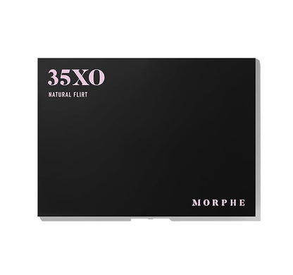 Morphe 35XO Makeup Palette - Natural Flirt Artistry Palette with 35 Matte & Shimmer Pigments - Made to Build, Blend & Layer Flawlessly for Everyday, Versatile Makeup Looks (1.98 oz)