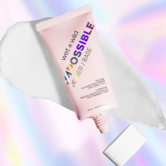 wet n wild Impossible Primer Stick, Enriched with Gooseberry & Jeju Blossom for a Brightening Durable Makeup Base, Vegan & Cruelty-Free-Clear