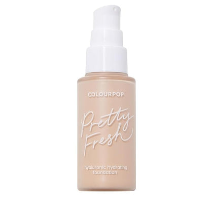 ColourPop Pretty Fresh Liquid Foundation - Hydrating Foundation with Medium, Buildable Coverage & a Natural Finish - Enriched with Hyaluronic Acid & Coconut Water - Fair 20N (1 oz)