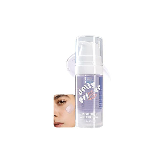 Hydrating Jelly Primer - Smoothing & Deep Moisturizing Base Primer for Dry & Cracked Skin, Long-Lasting Face Primer for Women, 0.33Oz(#04)