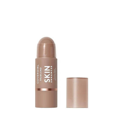 CoverGirl Trublend Skin Enhancer Contour Stick Balm, 110 Defined, Vegan Formula, Easy to Use, Glides on Effortlessly, Non-Greasy, Doesn't Crease, 0.21oz