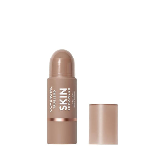 CoverGirl Trublend Skin Enhancer Contour Stick Balm, 110 Defined, Vegan Formula, Easy to Use, Glides on Effortlessly, Non-Greasy, Doesn't Crease, 0.21oz
