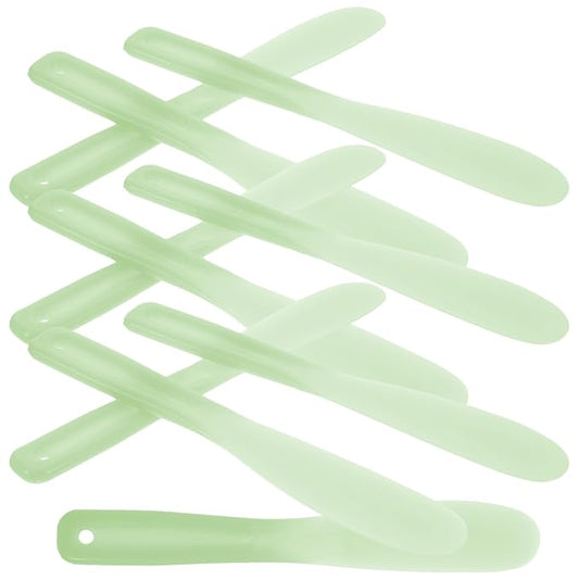 10Pcs Tool Stick Makeup Spatulas Makeup Scoop Cosmetic Scoop Sampling Spatula Cosmetics Mixing Spatulas Cosmetic Applicator Spoon Large Mixing Spoon