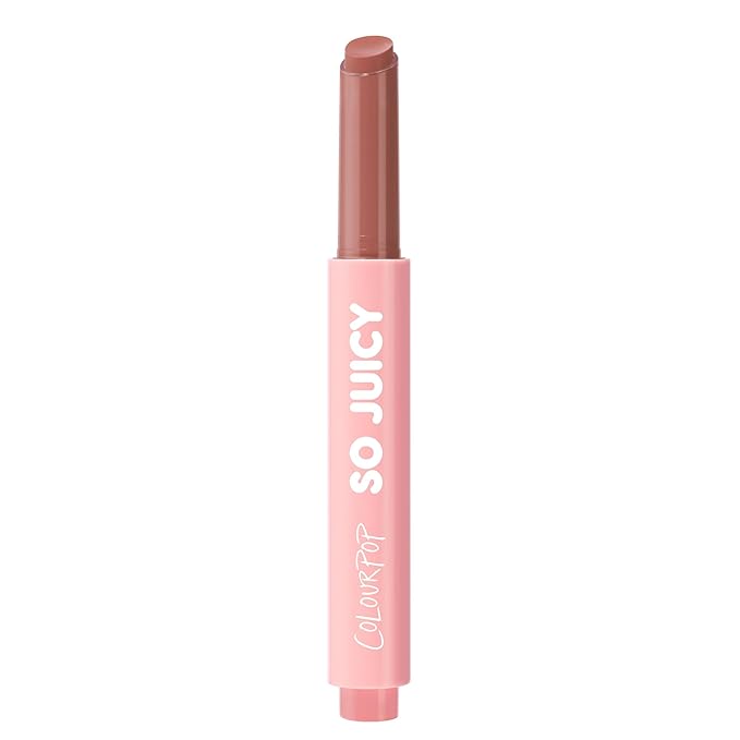 ColourPop So Juicy Plumping Lip Gloss Balm - Hydrating Lip Gloss & Balm Hybrid with Peptides - Non-Sticky Formula - Visibly Plumps Lips & Delivers Buildable Color - Doe (0.07 oz)