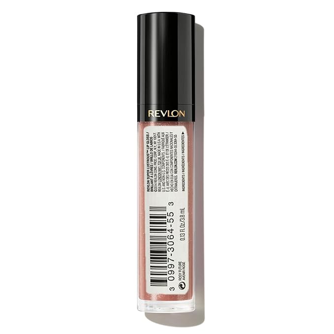 REVLON Lip Gloss, Super Lustrous The Gloss, Non-Sticky, High Shine Finish, 260 Rosy Future