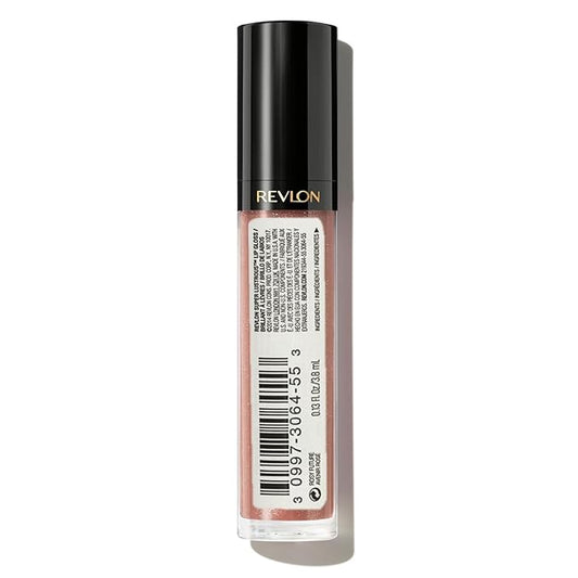 REVLON Lip Gloss, Super Lustrous The Gloss, Non-Sticky, High Shine Finish, 260 Rosy Future
