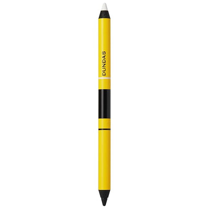 Dundas Pumped Lip, Lip Balm and Plumper for Lips and Eyeliner, Black & White Liner Pencil for Eye Make Up, Gender Neutral, Vegan, Cruelty Free