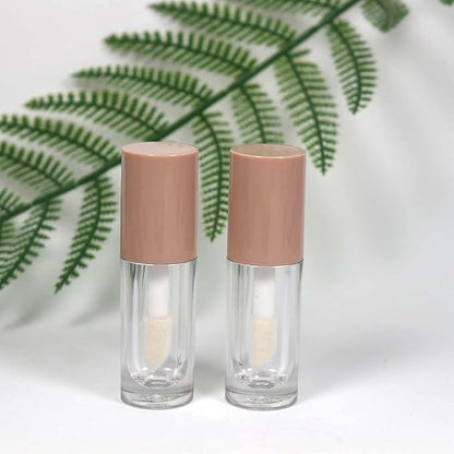 COSIDEA 14pcs Empty 6ml big brush lip gloss tubes for DIY lip gloss,Nude lipgloss containers